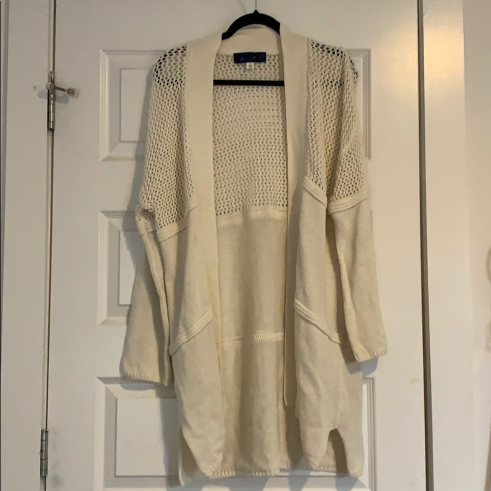Oversized Cream Cardigan